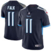 Nike Tennessee Titans #11 Luke Falk Navy Blue Alternate Men’s Stitched NFL Vapor Untouchable Limited Jersey