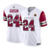 Washington Commanders #24 Antonio Gibson White 2023 FUSE With John Madden Jersey