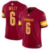 Washington Commanders #6 Michael Wiley Burgundy 2024 Jersey