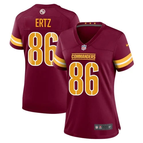 Washington Commanders #86 Zach Ertz Game – Burgundy Jersey