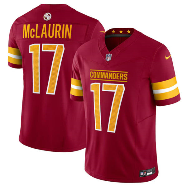 Washington Commanders #17 Terry Mclaurin Burgundy 2024 Jersey