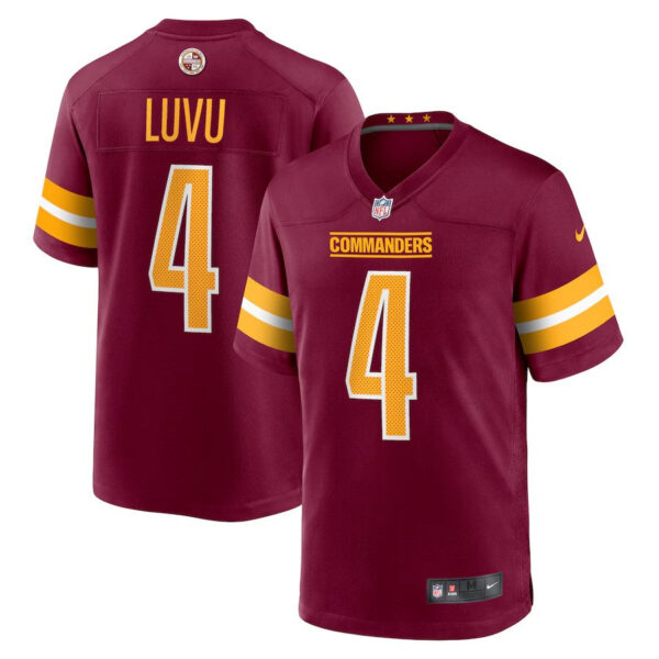 Washington Commanders #4 Frankie Luvu Game Jersey Burgundy