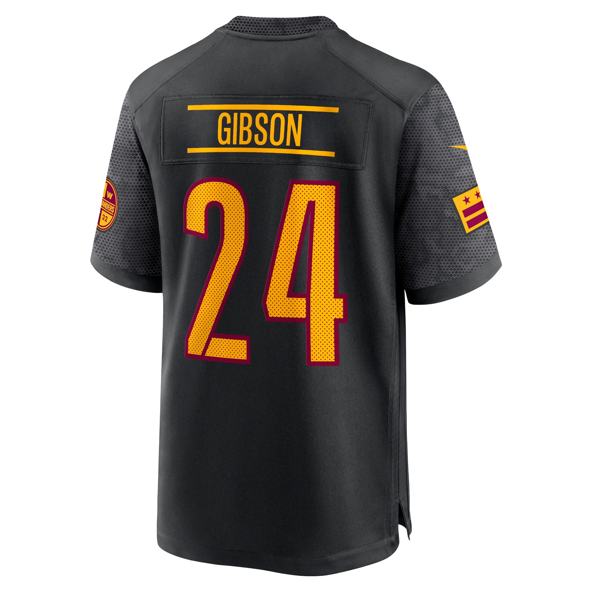 Antonio Gibson Washington Commanders Nike Alternate Game Player Jersey Black - Image 3
