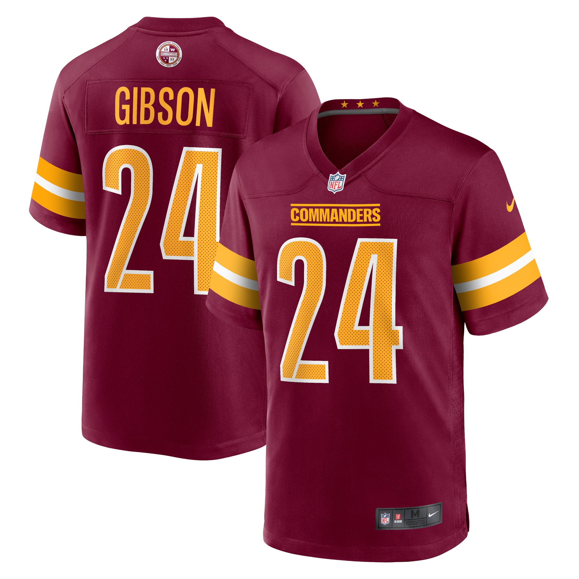 Antonio Gibson Washington Commanders Nike Game Jersey Burgundy