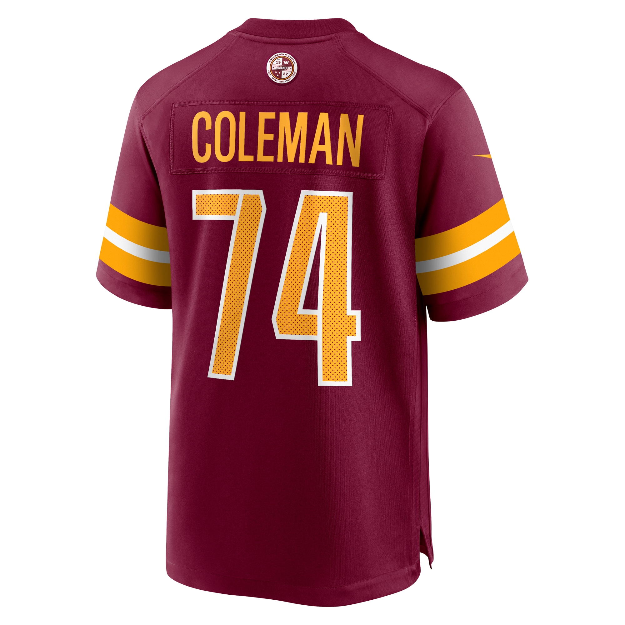 Brandon Coleman Washington Commanders Nike Game Jersey Burgundy - Image 3