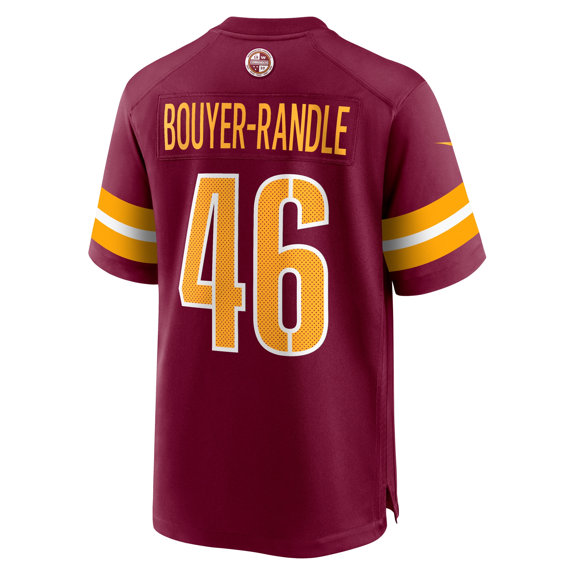 Brandon Bouyer Randle Washington Commanders Nike Game Jersey Burgundy - Image 3