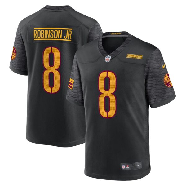 Brian Robinson Jr Washington Commanders Nike Alternate Game Jersey Black