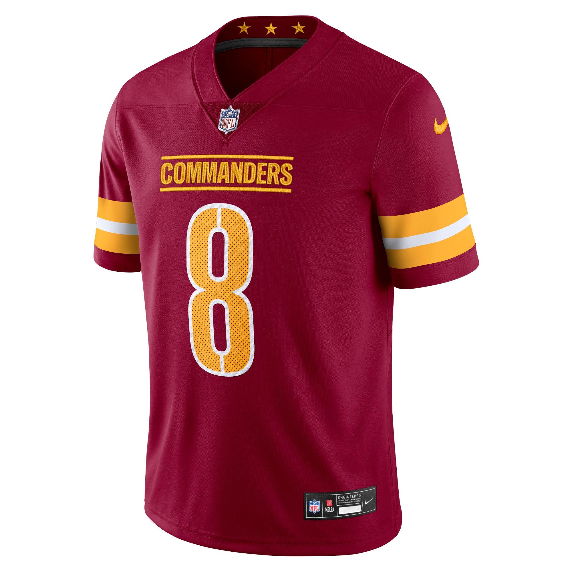 Brian Robinson Jr Washington Commanders Nike Vapor Untouchable Limited Jersey Burgundy - Image 2