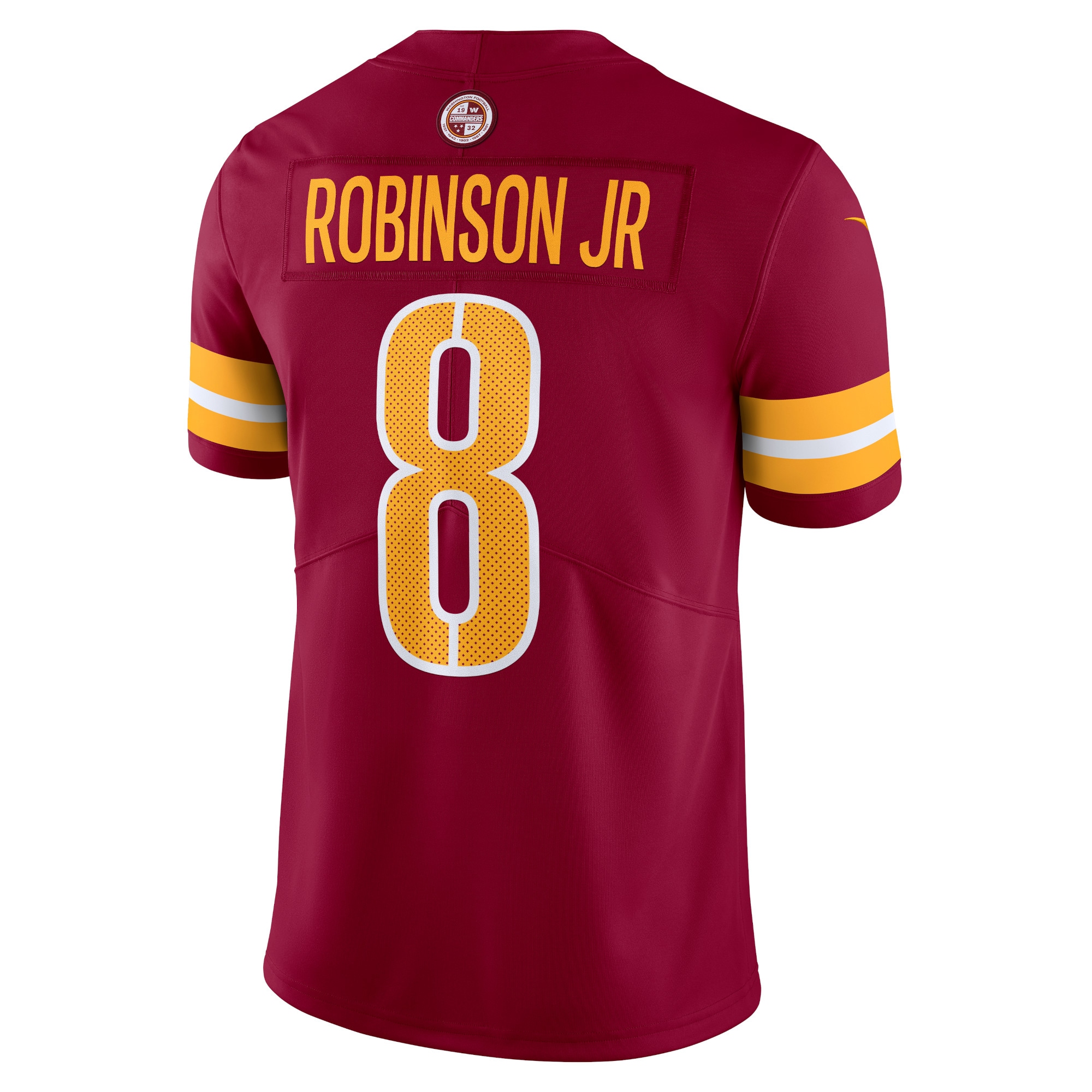 Brian Robinson Jr Washington Commanders Nike Vapor Untouchable Limited Jersey Burgundy - Image 3