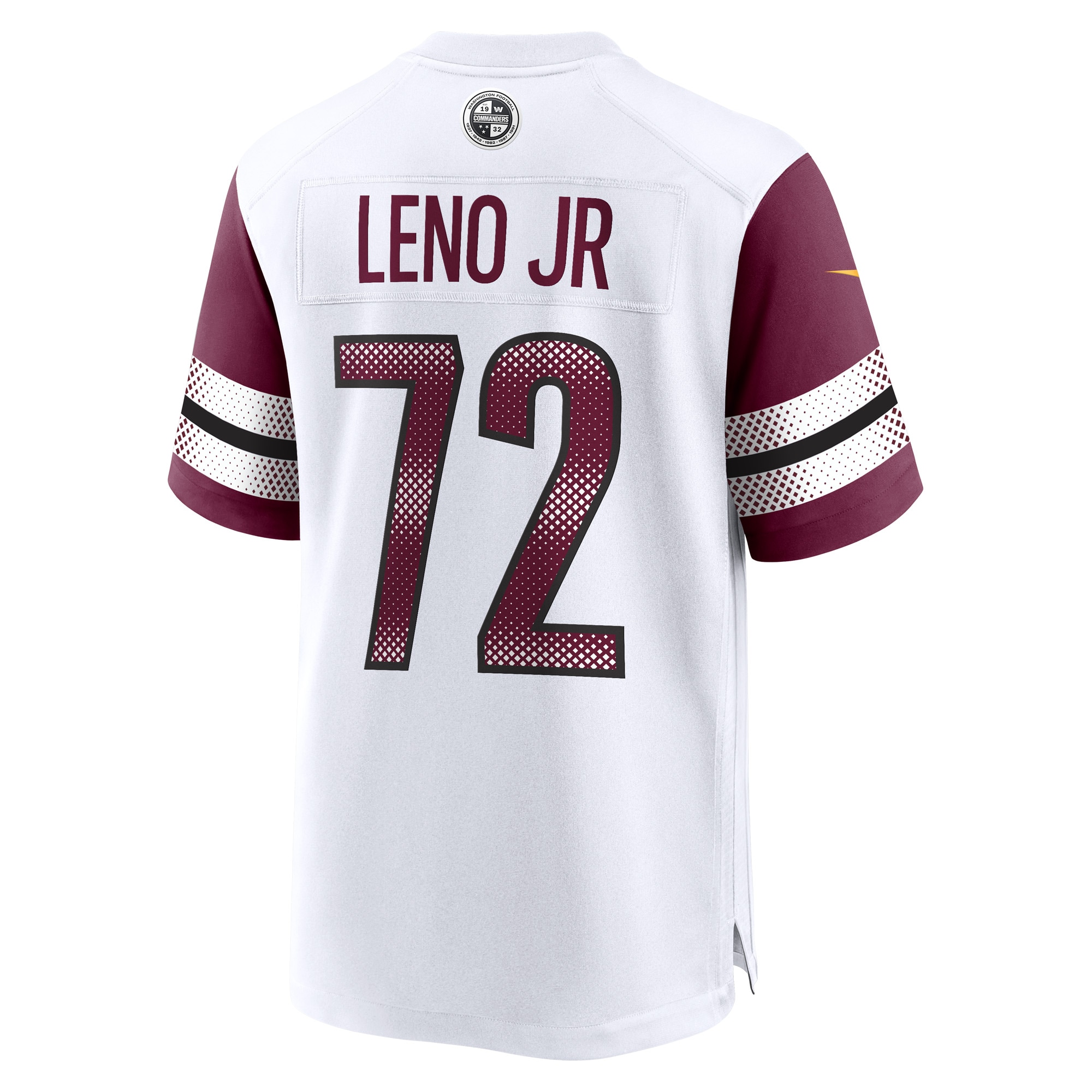 Charles Leno Jr Washington Commanders Nike Away Game Player Jersey White - Image 3
