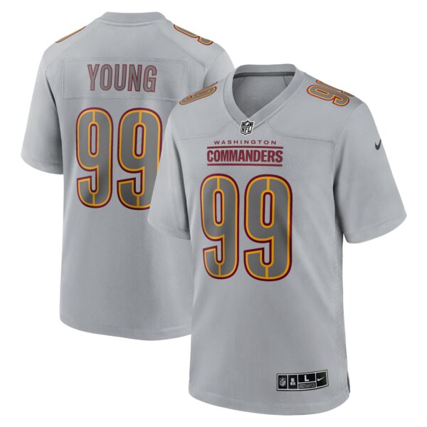 Chase Young Washington Commanders Nike Atmosphere Fashion Game Jersey Gray