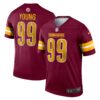 Chase Young Washington Commanders Nike Team Legend Player Performance Top Burgundy