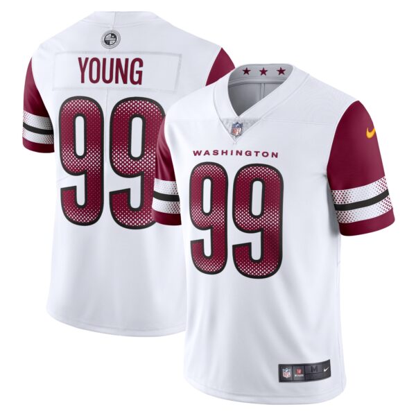 Chase Young Washington Commanders Nike Vapor Limited Jersey White