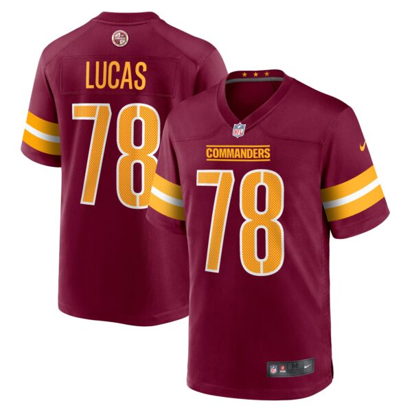 Cornelius Lucas Washington Commanders Nike Game Jersey Burgundy