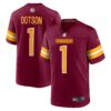 Jahan Dotson Washington Commanders Nike Player Game Jersey Burgundy