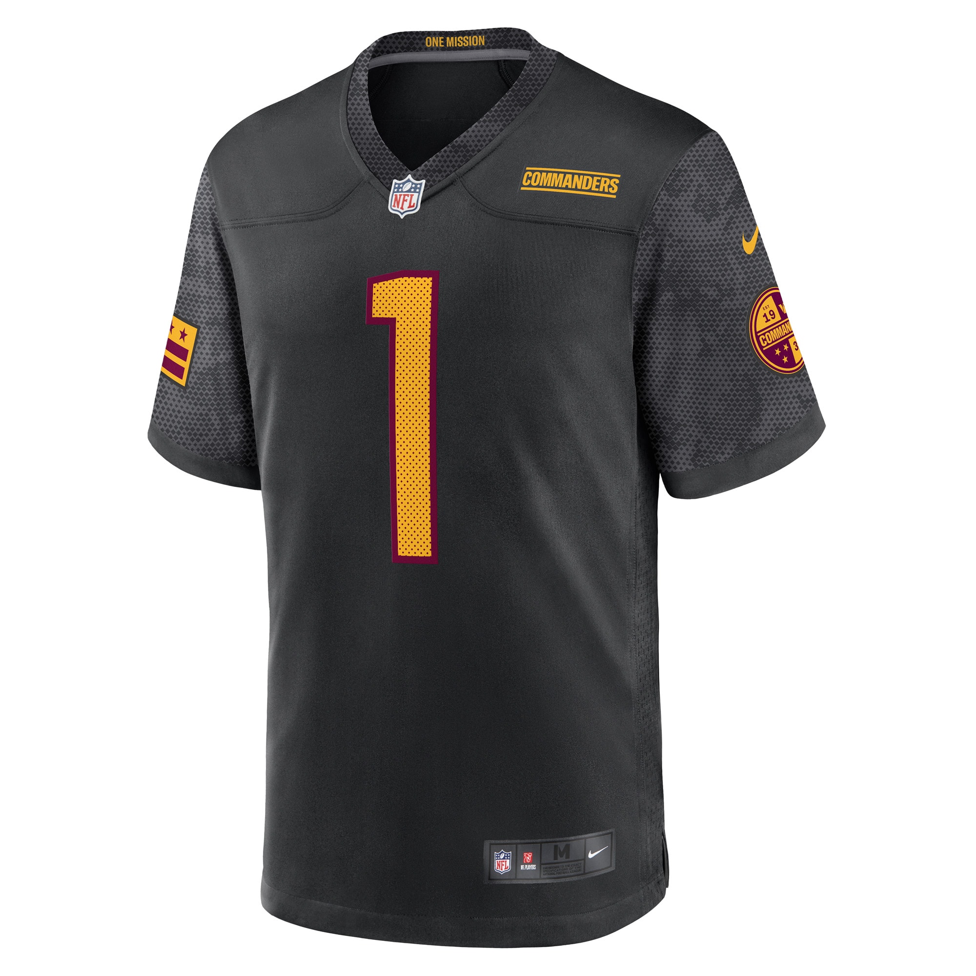 Jahan Dotson Washington Commanders Nike Alternate Game Jersey Black - Image 2
