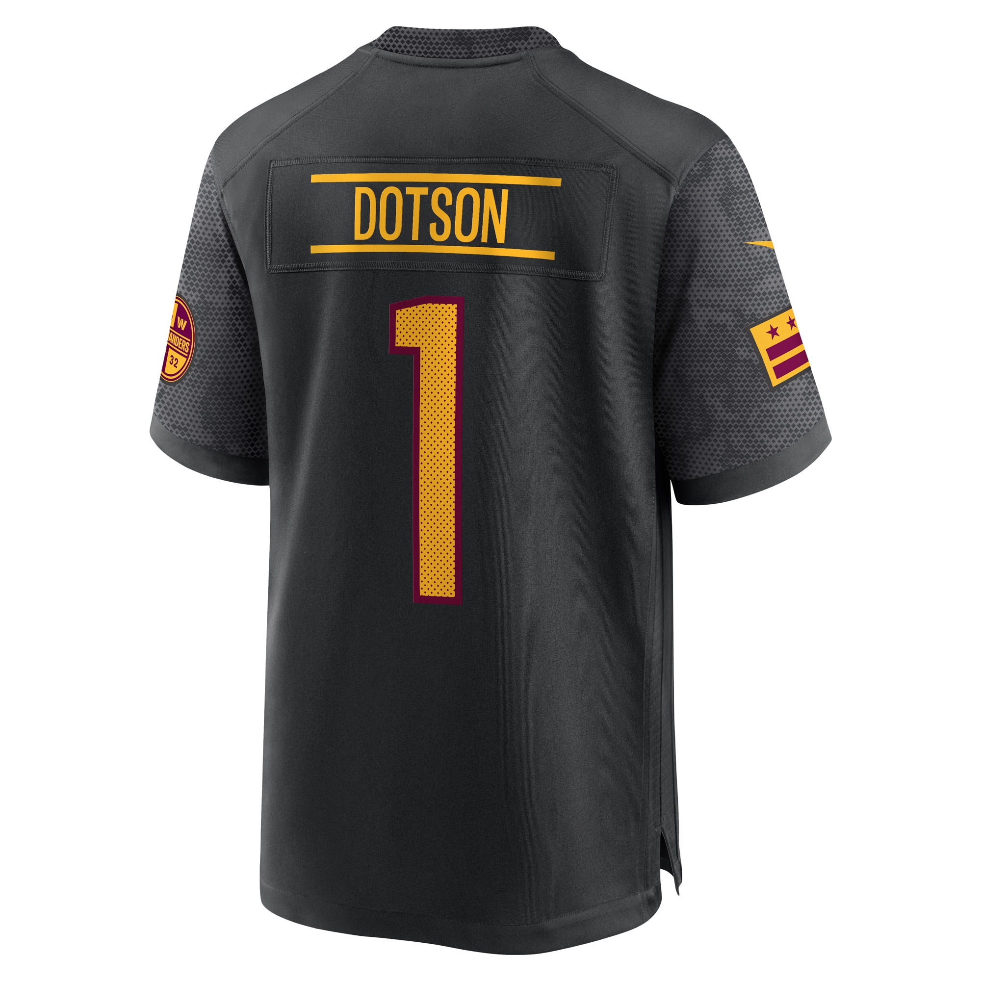 Jahan Dotson Washington Commanders Nike Alternate Game Jersey Black - Image 3