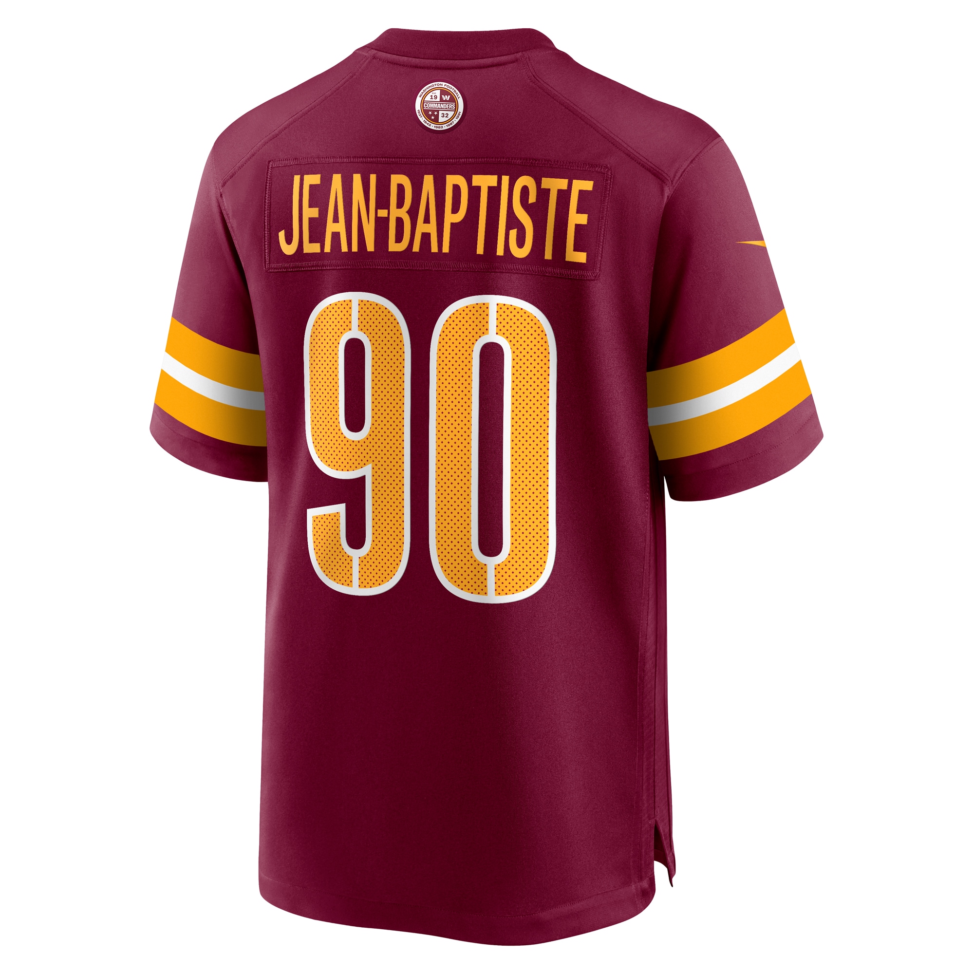 Javontae Jean Baptiste Washington Commanders Nike Game Jersey Burgundy - Image 3