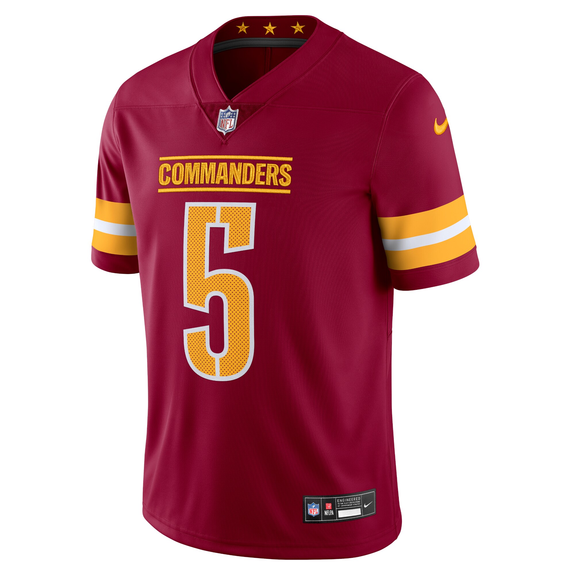Jayden Daniels Washington Commanders Nike Vapor Untouchable Limited Jersey Burgundy - Image 2