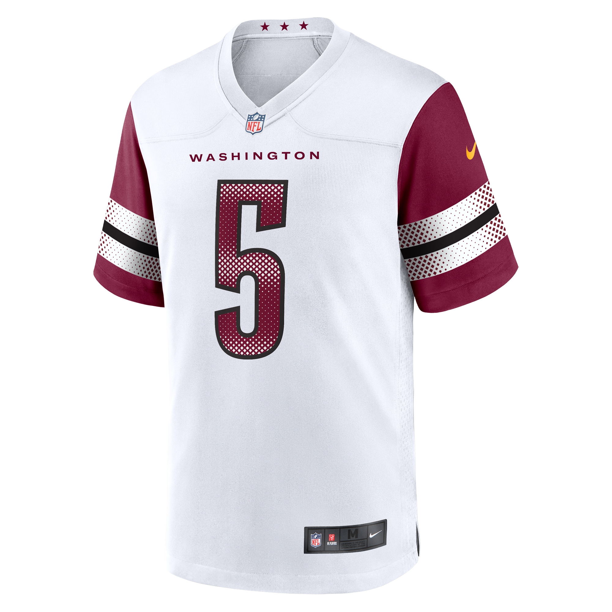 Jayden Daniels Washington Commanders Nike Player Game Jersey White - Image 2