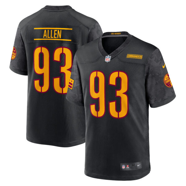 Jonathan Allen Washington Commanders Nike Alternate Game Player Jersey Black