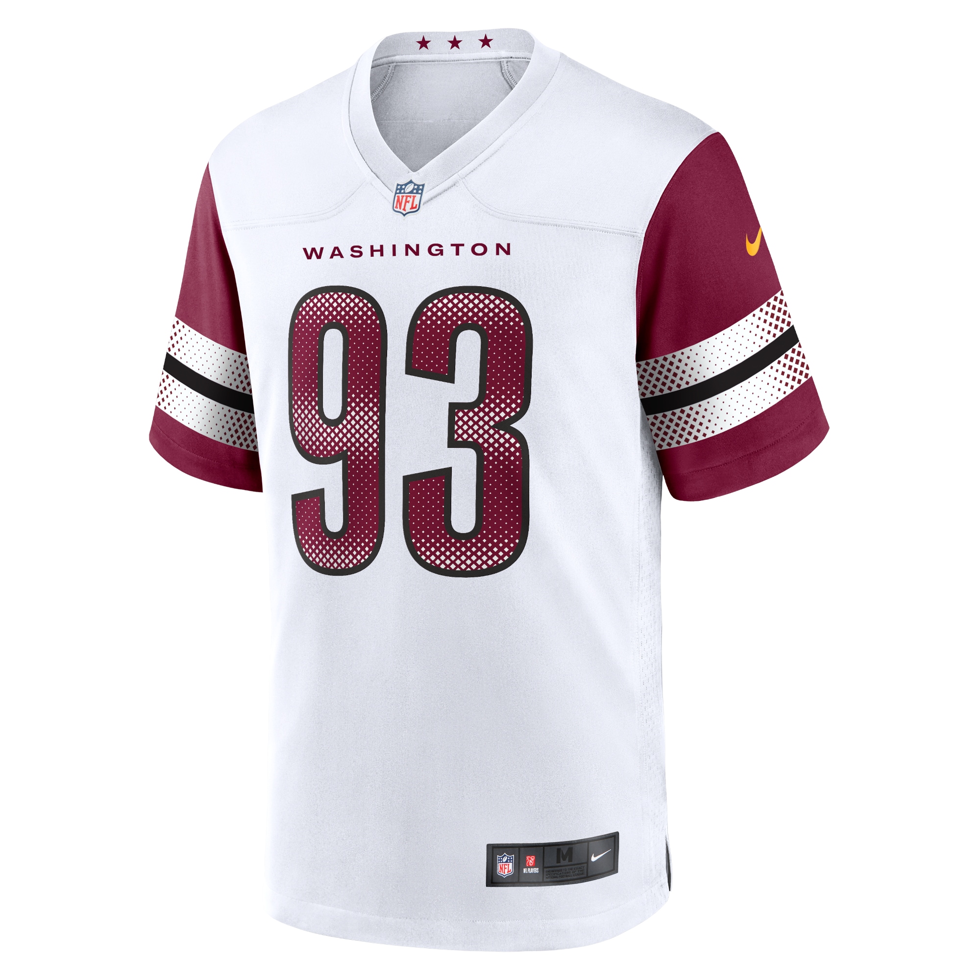 Jonathan Allen Washington Commanders Nike Game Jersey White - Image 2