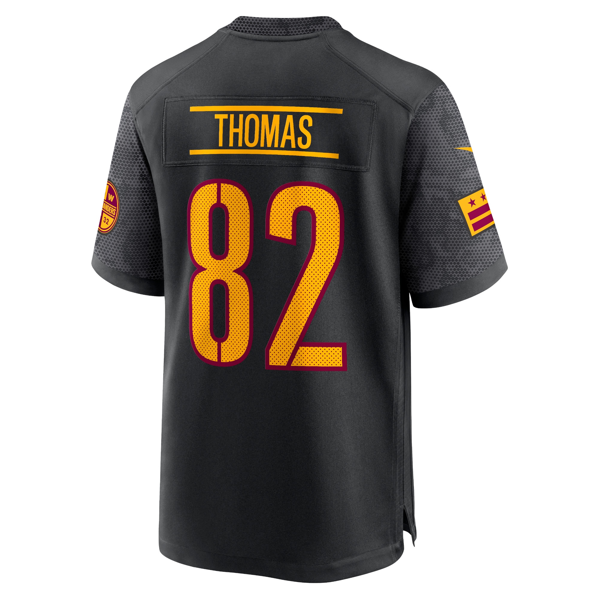 Logan Thomas Washington Commanders Nike Alternate Game Player Jersey Black - Image 3