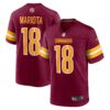 Marcus Mariota Washington Commanders Nike Game Jersey Burgundy