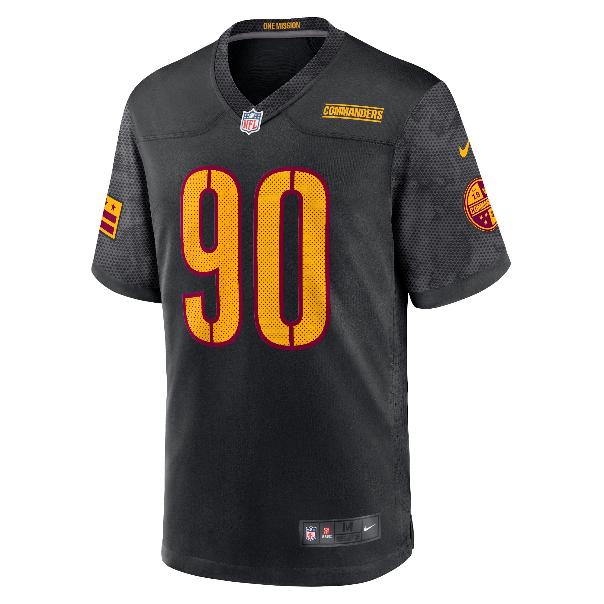 Montez Sweat Washington Commanders Nike Alternate Game Player Jersey Black - Image 2