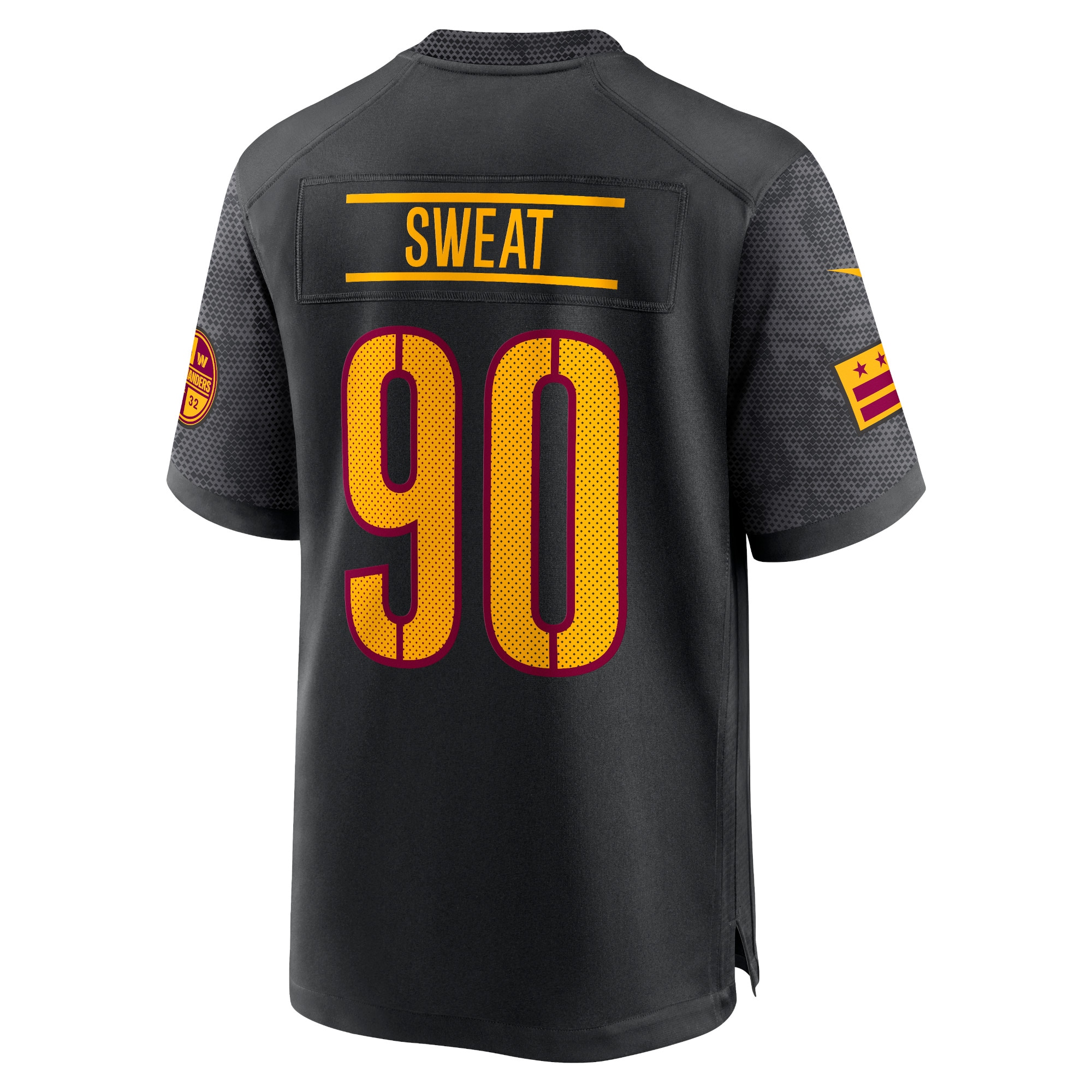 Montez Sweat Washington Commanders Nike Alternate Game Player Jersey Black - Image 3