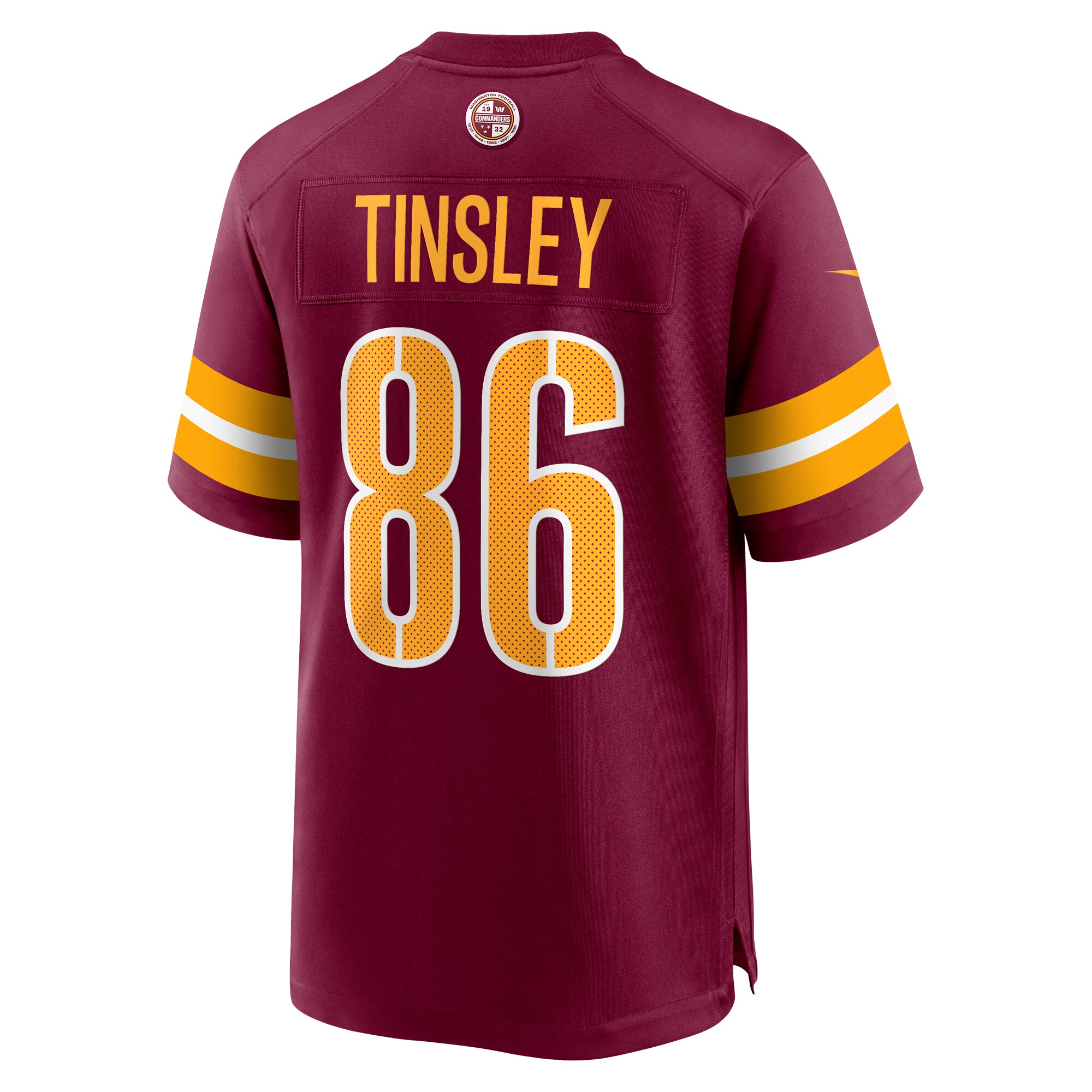 Mitchell Tinsley Washington Commanders Nike Team Game Jersey Burgundy - Image 3
