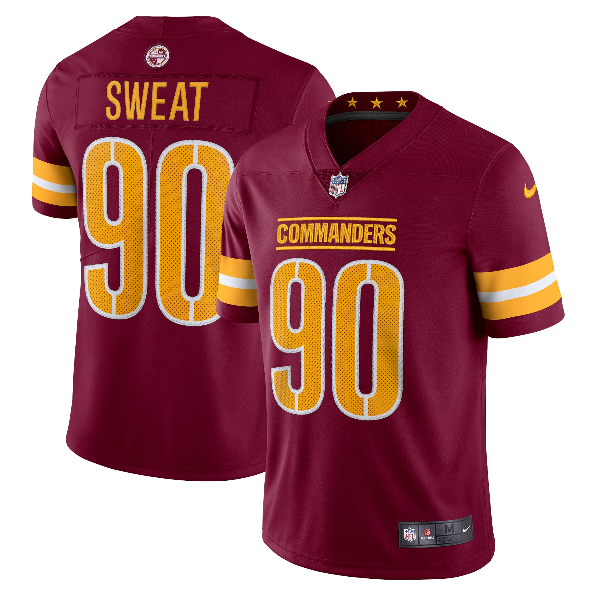 Montez Sweat Washington Commanders Nike Vapor Limited Jersey Burgundy