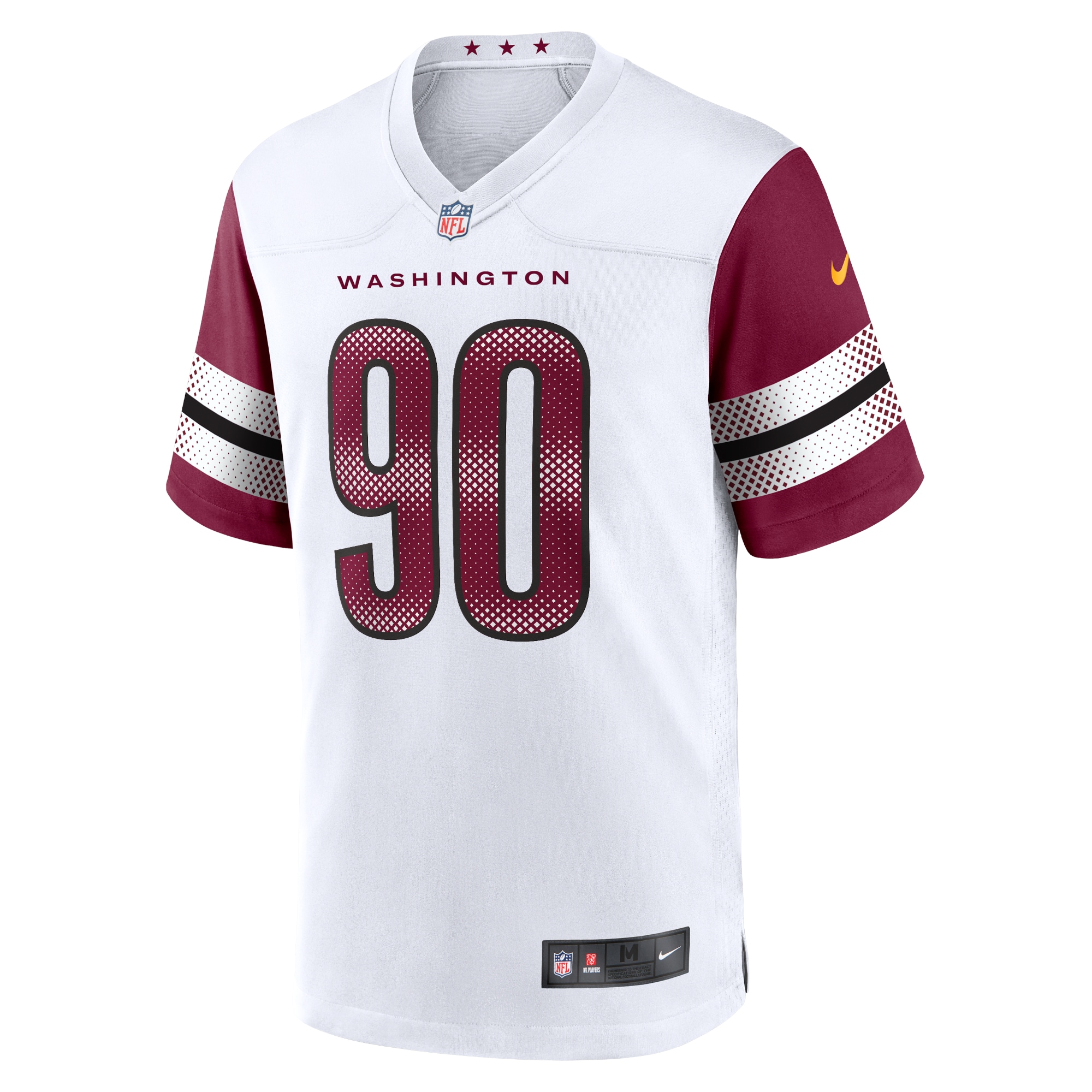 Montez Sweat Washington Commanders Nike Game Jersey White - Image 2