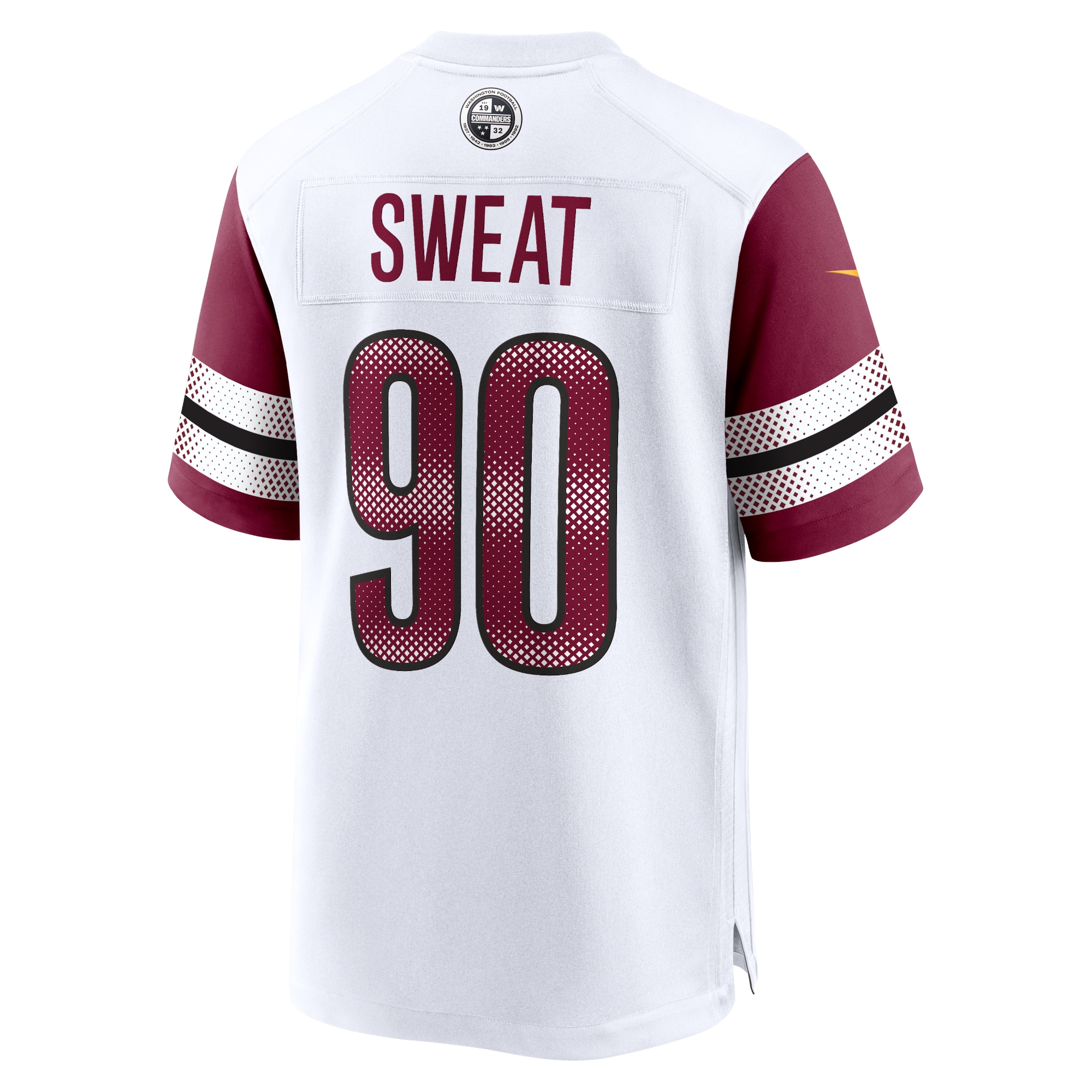 Montez Sweat Washington Commanders Nike Game Jersey White - Image 3