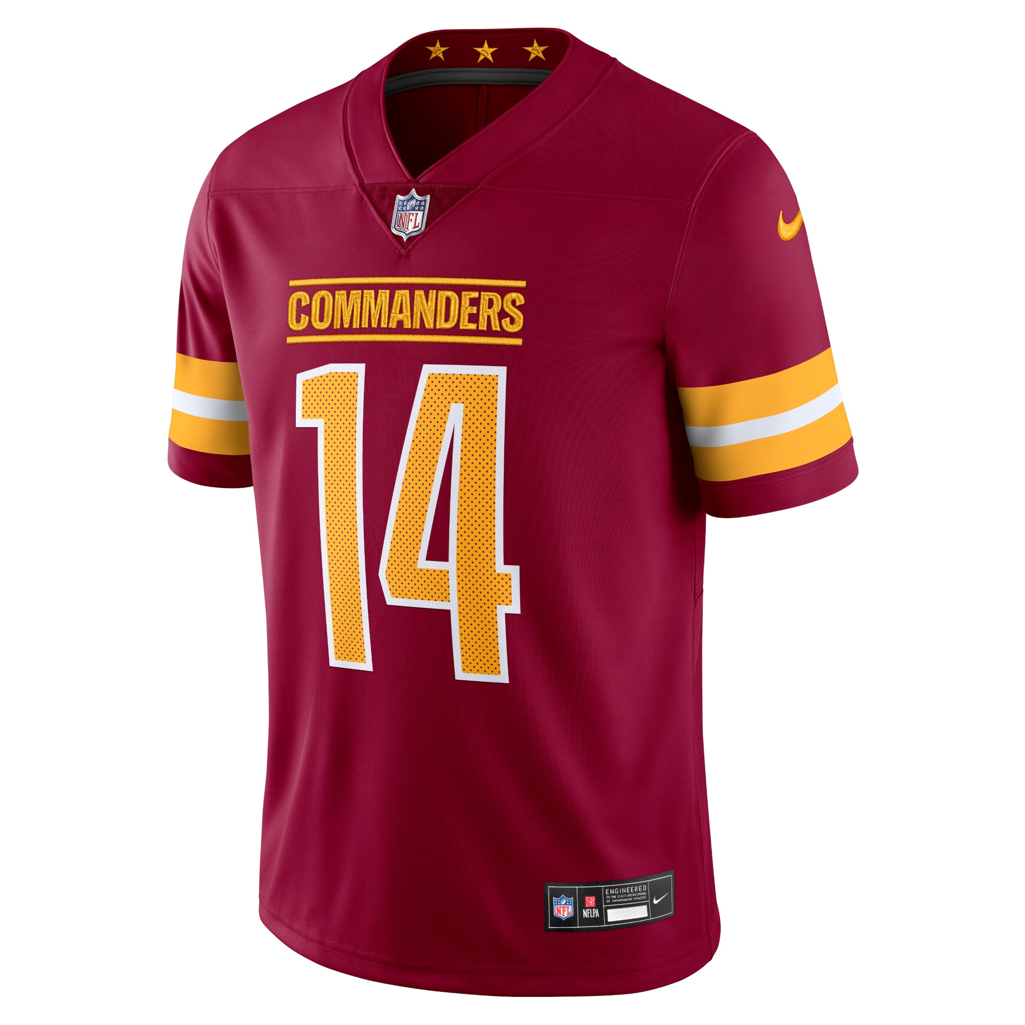 Sam Howell Washington Commanders Nike Vapor Untouchable Limited Jersey Burgundy - Image 2