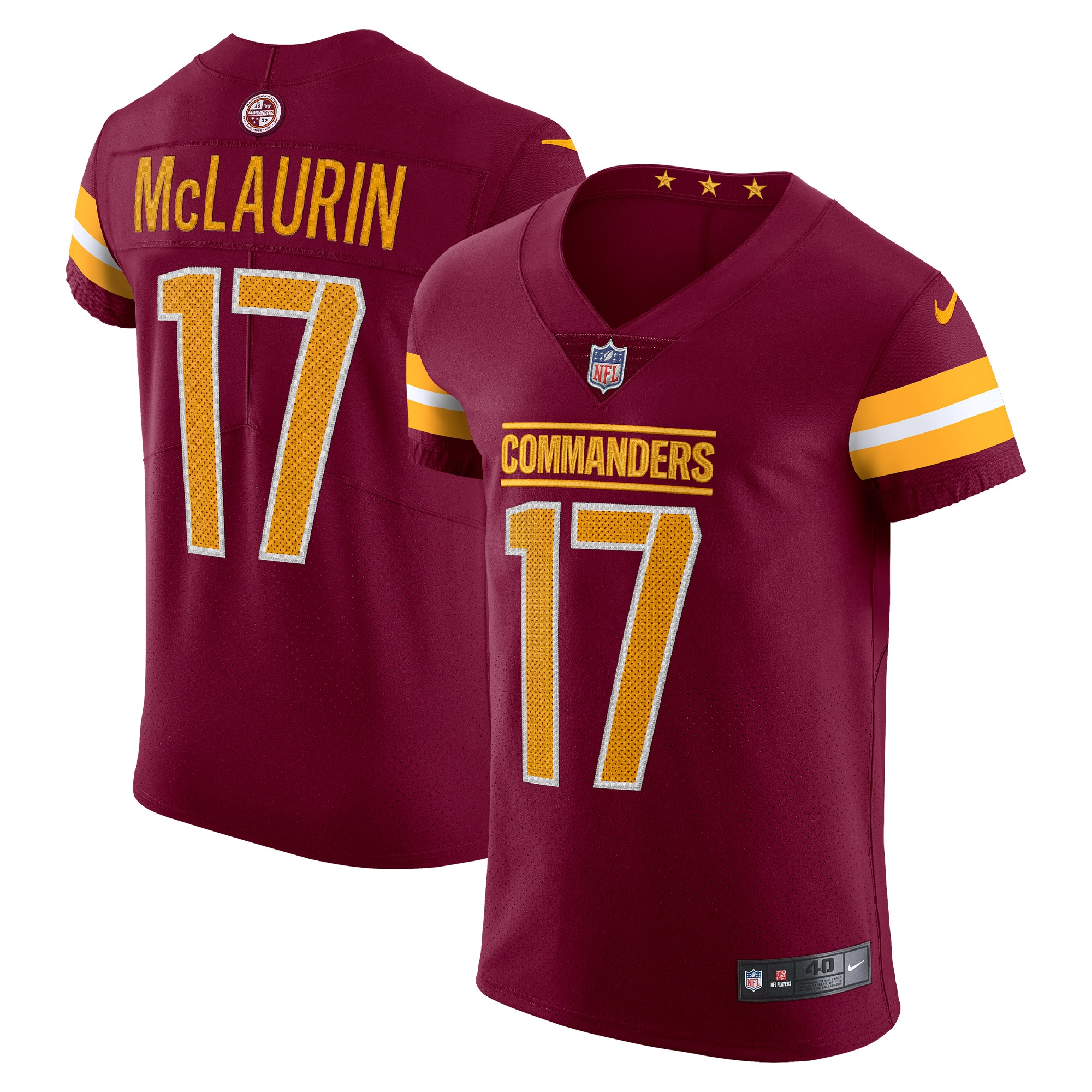 Terry Mclaurin Washington Commanders Nike Vapor Elite Jersey Burgundy