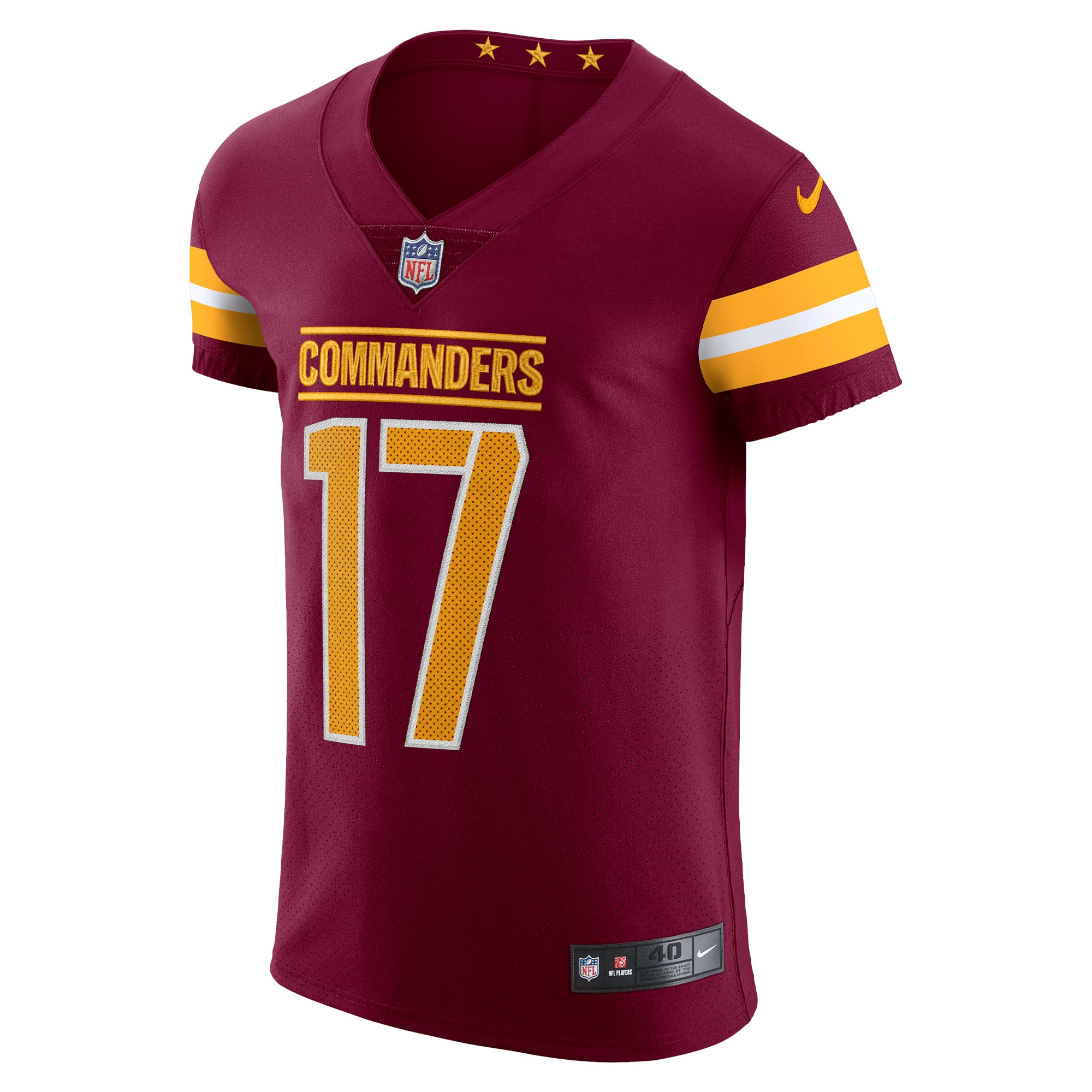 Terry Mclaurin Washington Commanders Nike Vapor Elite Jersey Burgundy - Image 2