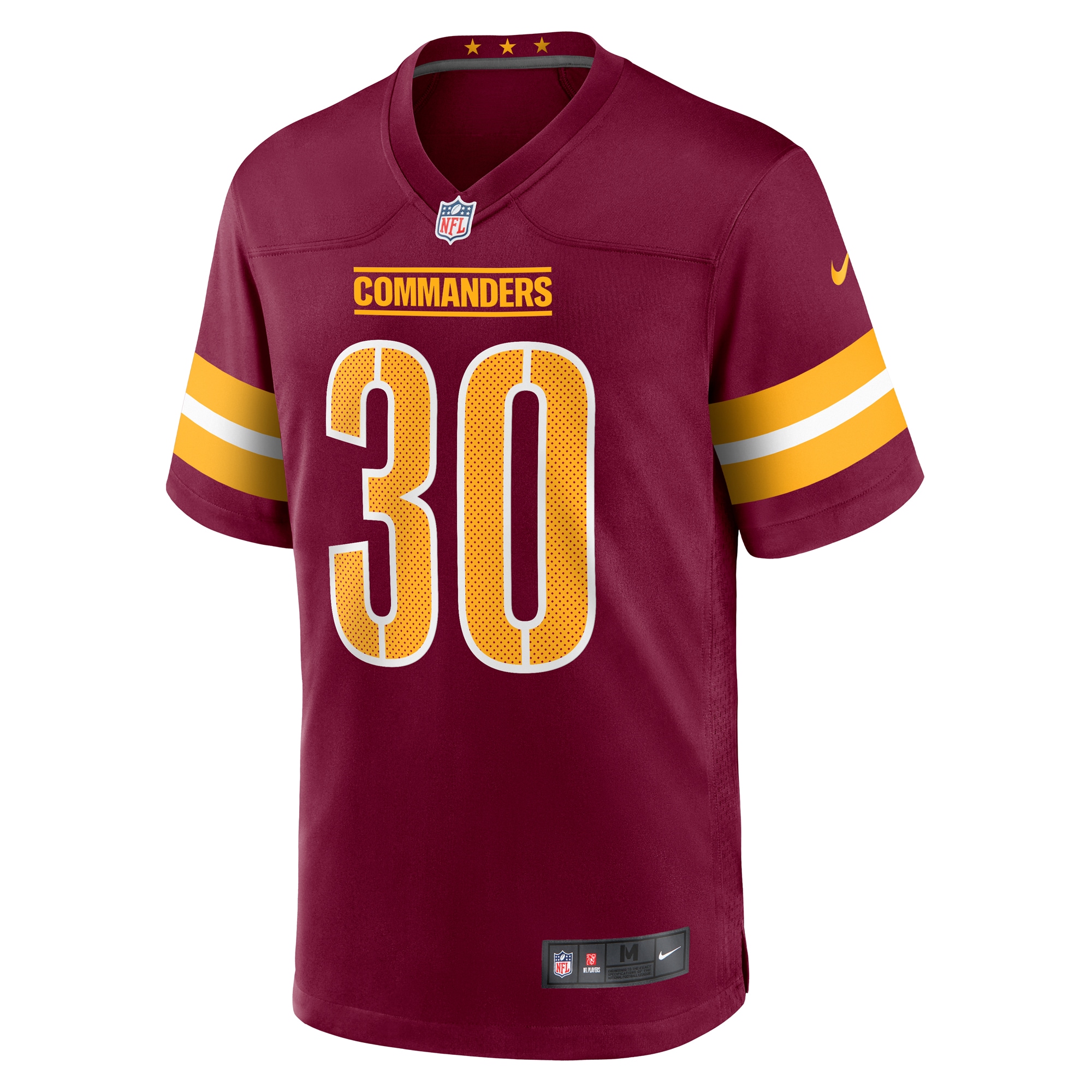 Troy Apke Washington Commanders Nike Game Jersey Burgundy - Image 2