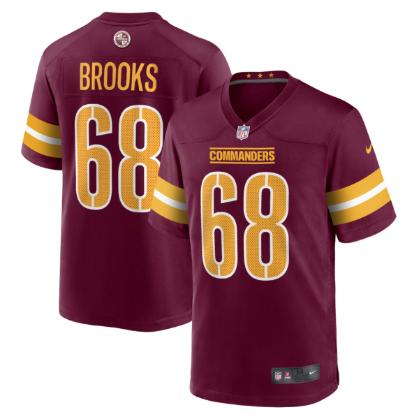 Curtis Brooks Washington Commanders Nike Game Jersey Burgundy
