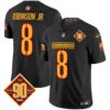 Men’s Washington Commanders 90th Anniversary Patch Vapor Limited Jersey – All Stitched – Black – Robinson Jr.