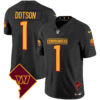 Men’s Washington Commanders Washington DC Map Patch Jersey – All Stitched – Black – Jahan Dotson