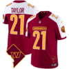 Men’s Washington Commanders Washington DC Map Patch Jersey – All Stitched – Burgundy Alternate – Sean Taylor