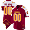 Washington Commanders Washington DC Map Patch Custom Jersey – All Stitched – Youth – Burgundy Alternate