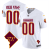 Washington Commanders Washington DC Map Patch Custom Jersey – All Stitched – Men – White