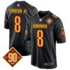 Washington Commanders 90th Anniversary Patch Game Jersey – All Stitched – Black – Robinson Jr. Jersey