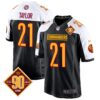 Washington Commanders 90th Anniversary Patch Game Jersey – All Stitched – Black Alternate – Sean Taylor Jersey