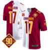 Washington Commanders 90th Anniversary Patch Game Jersey – All Stitched – Half – Terry McLaurin Jersey