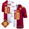 Washington Commanders 90th Anniversary Patch Game Custom Jersey – All Stitched – Half Jersey