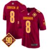 Washington Commanders 90th Anniversary Patch Game Jersey – All Stitched – Burgundy – Robinson Jr. Jersey