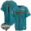 Jacksonville Jaguars Travis Etienne Jr. 2026 Rivalries Vapor Baseball Jersey - All Stitched - Teal